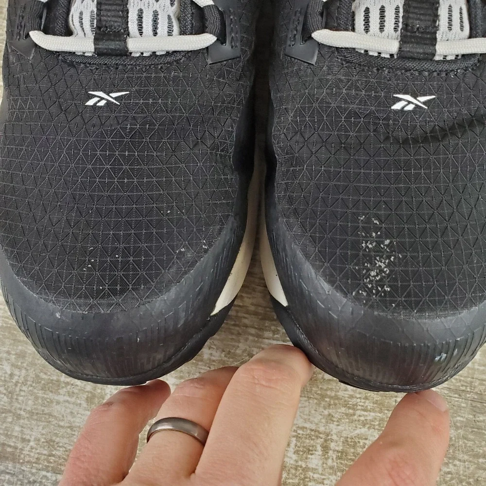 Reebok Nano X1 Adventure Work Shoes Women Sz 11.5 D Athletic Gray/Black Sneakers